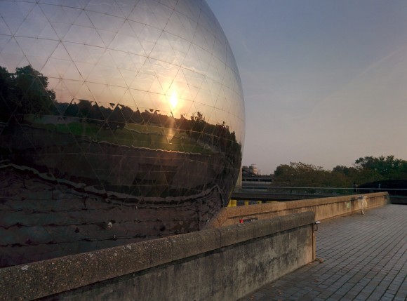 La Géode, Cité des Sciences et de l’Industrie à Paris.