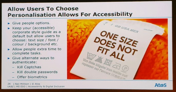 Silde de la conférence Digital misadventures - how Neurodiversity affects my experience of technology par Neil Milliken, Atos