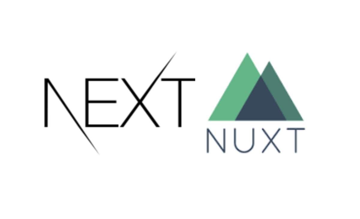 Logos Next.js et Nuxt.js