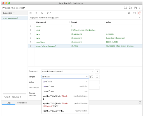 Tests fonctionnels